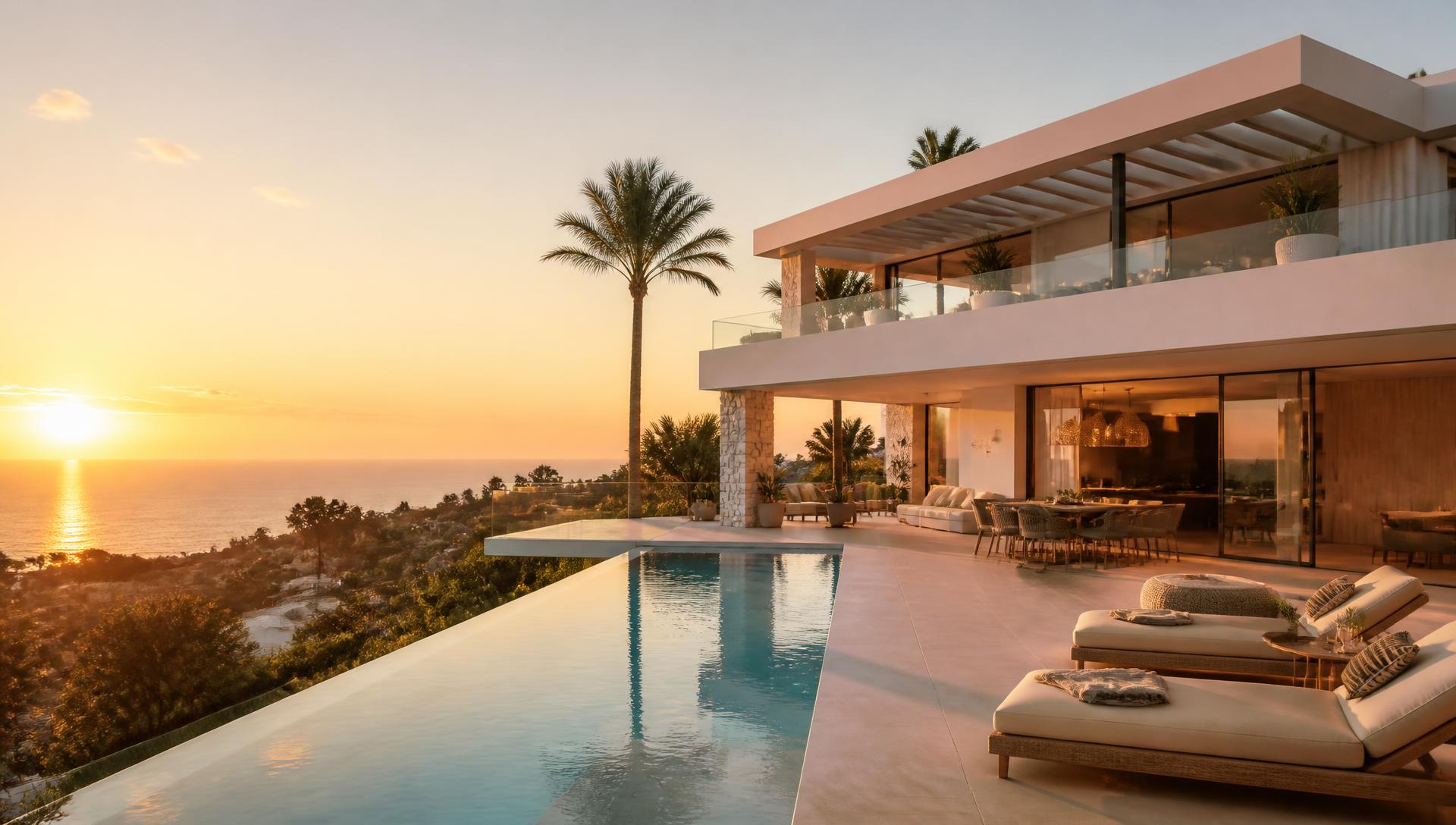 Villa de lujo con piscina y vistas al Mediterráneo en la Costa del Sol